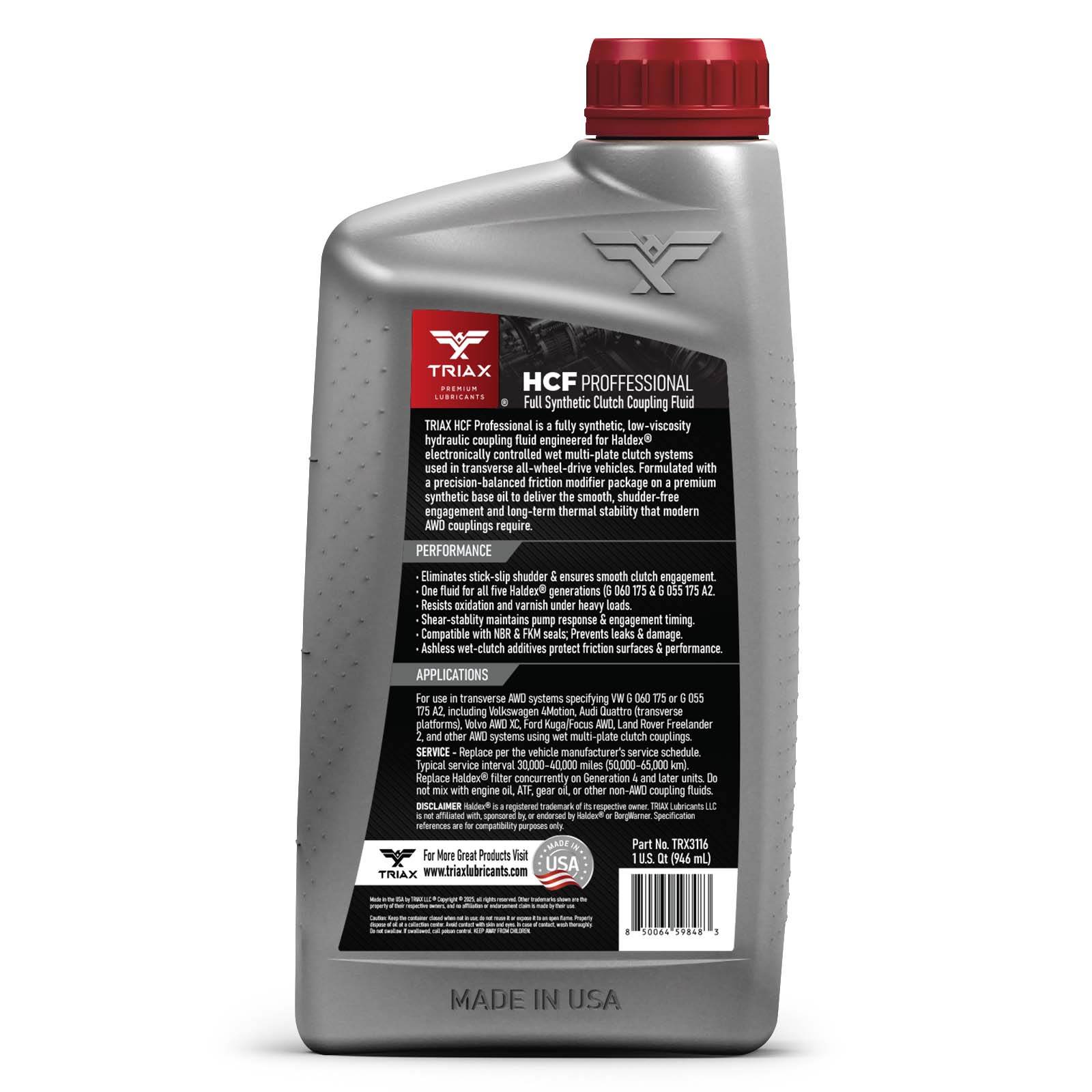 TRIAX HCF Professional Haldex Clutch Coupling Fluid