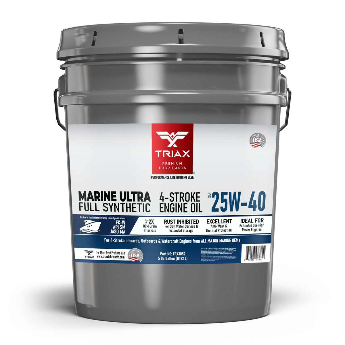 TRIAX Marine Ultra 25W-40 Full Synthetic