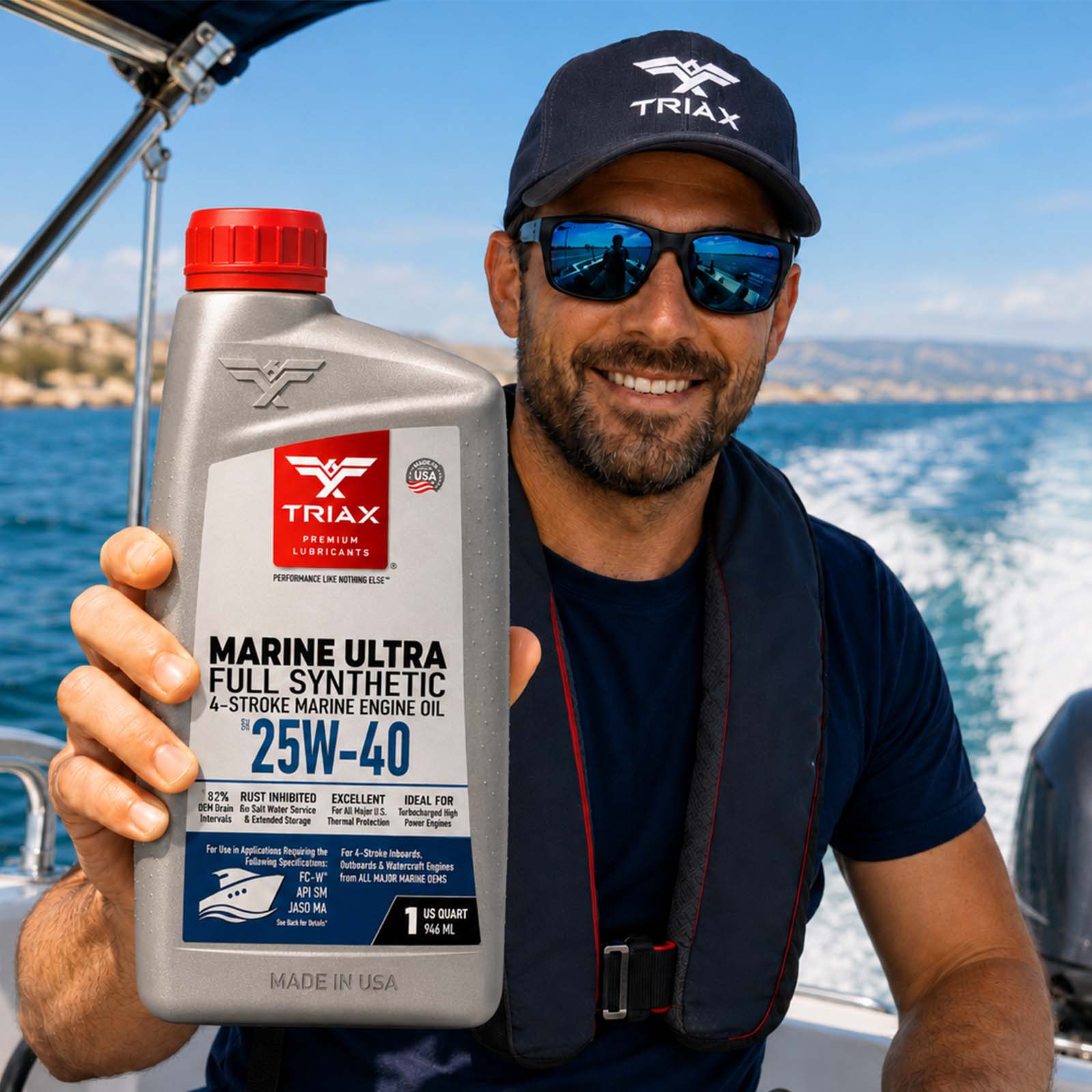 TRIAX Marine Ultra 25W-40 Full Synthetic