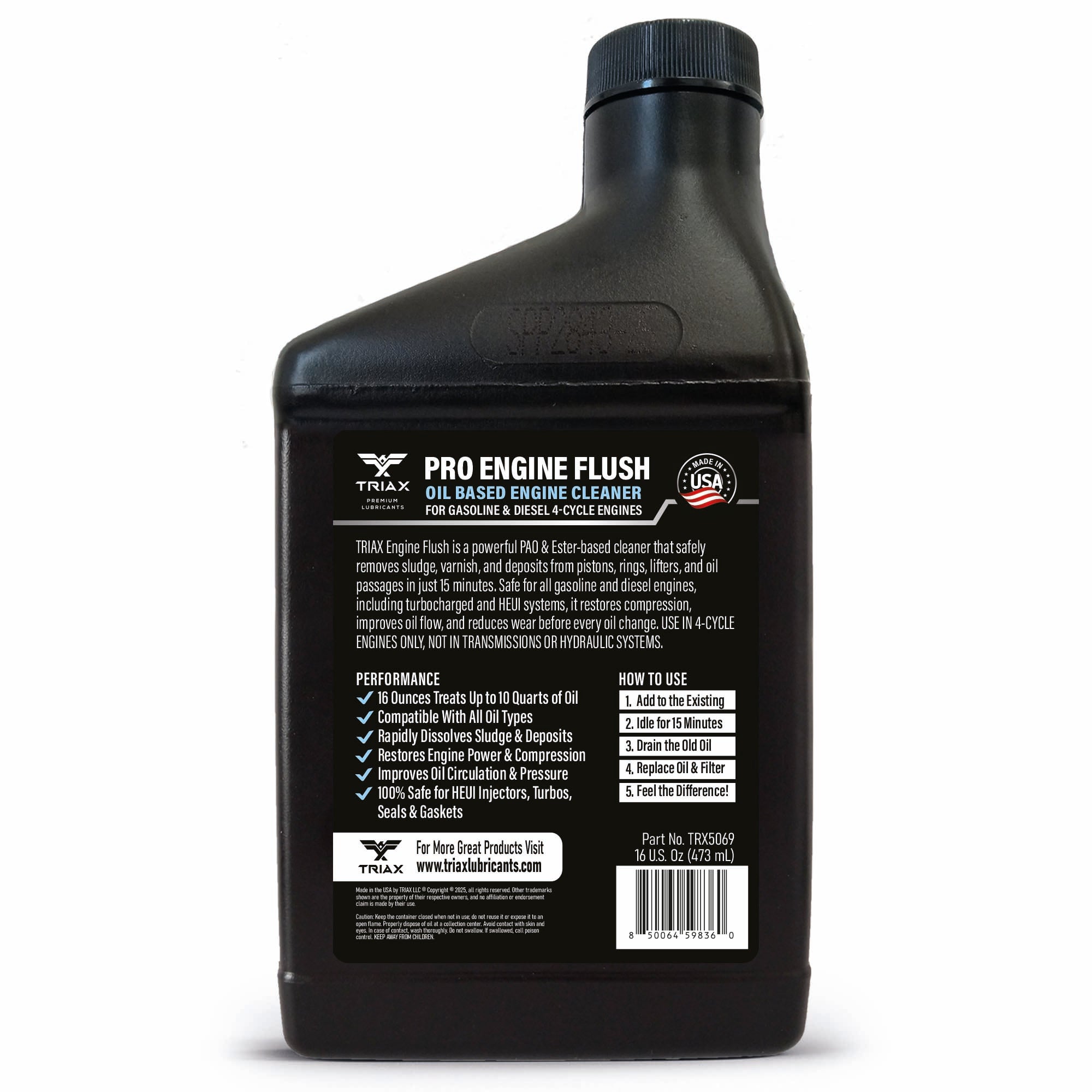 TRIAX Pro Engine Flush