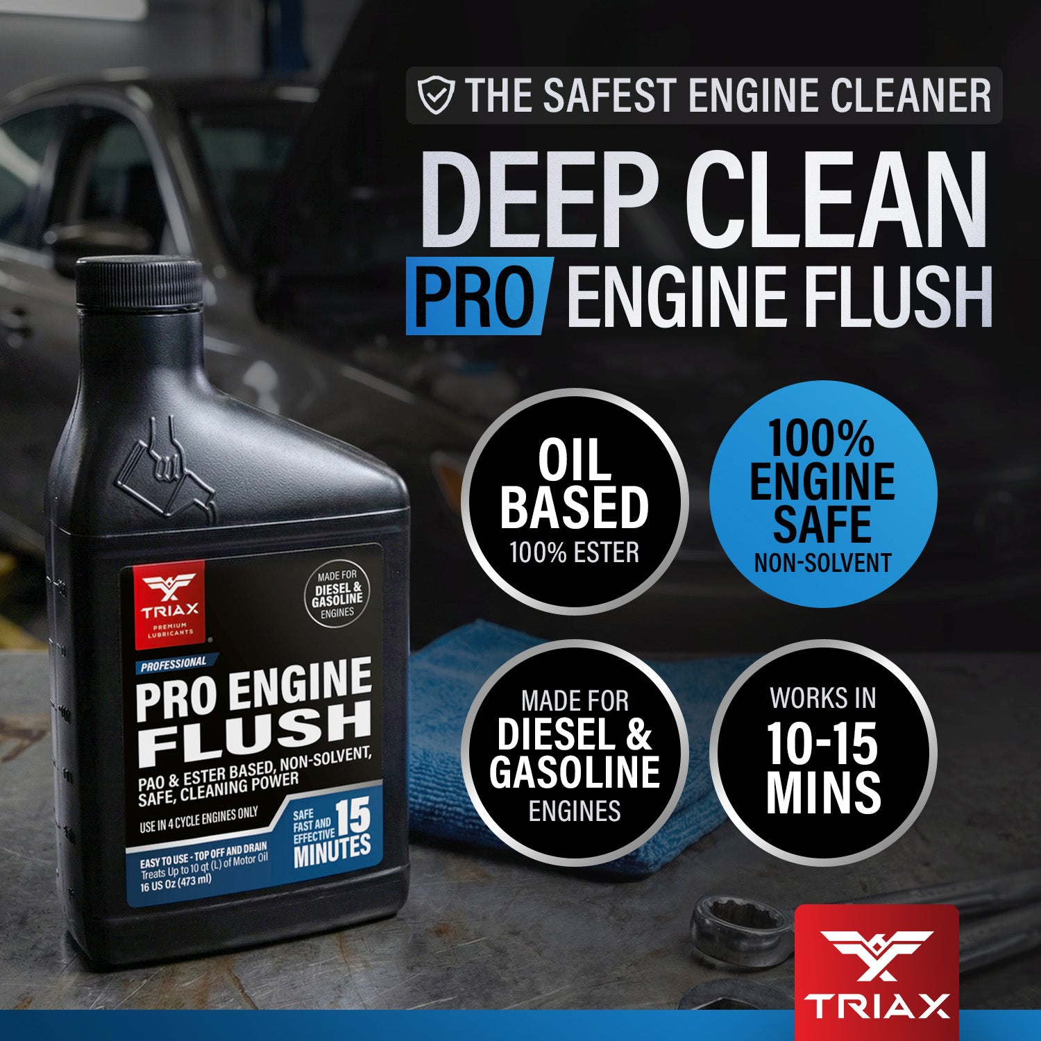 TRIAX Pro Engine Flush