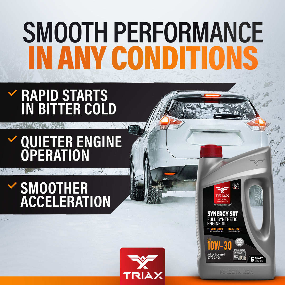 TRIAX Synergy SRT 10W-30 Full Syn
