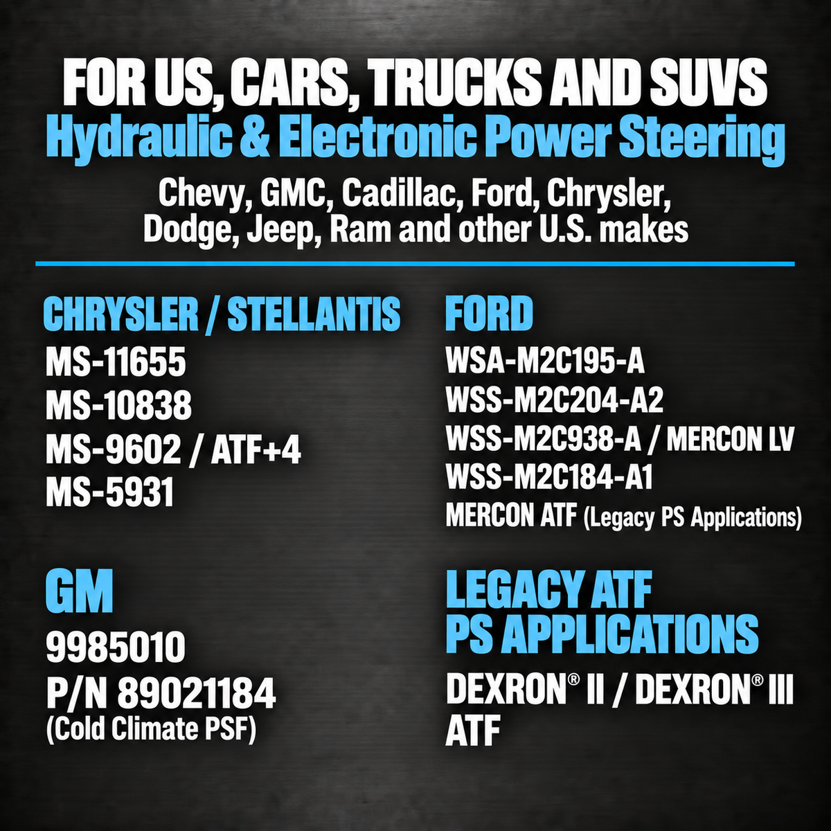 TRIAX US Car PSF Full Synthetic
