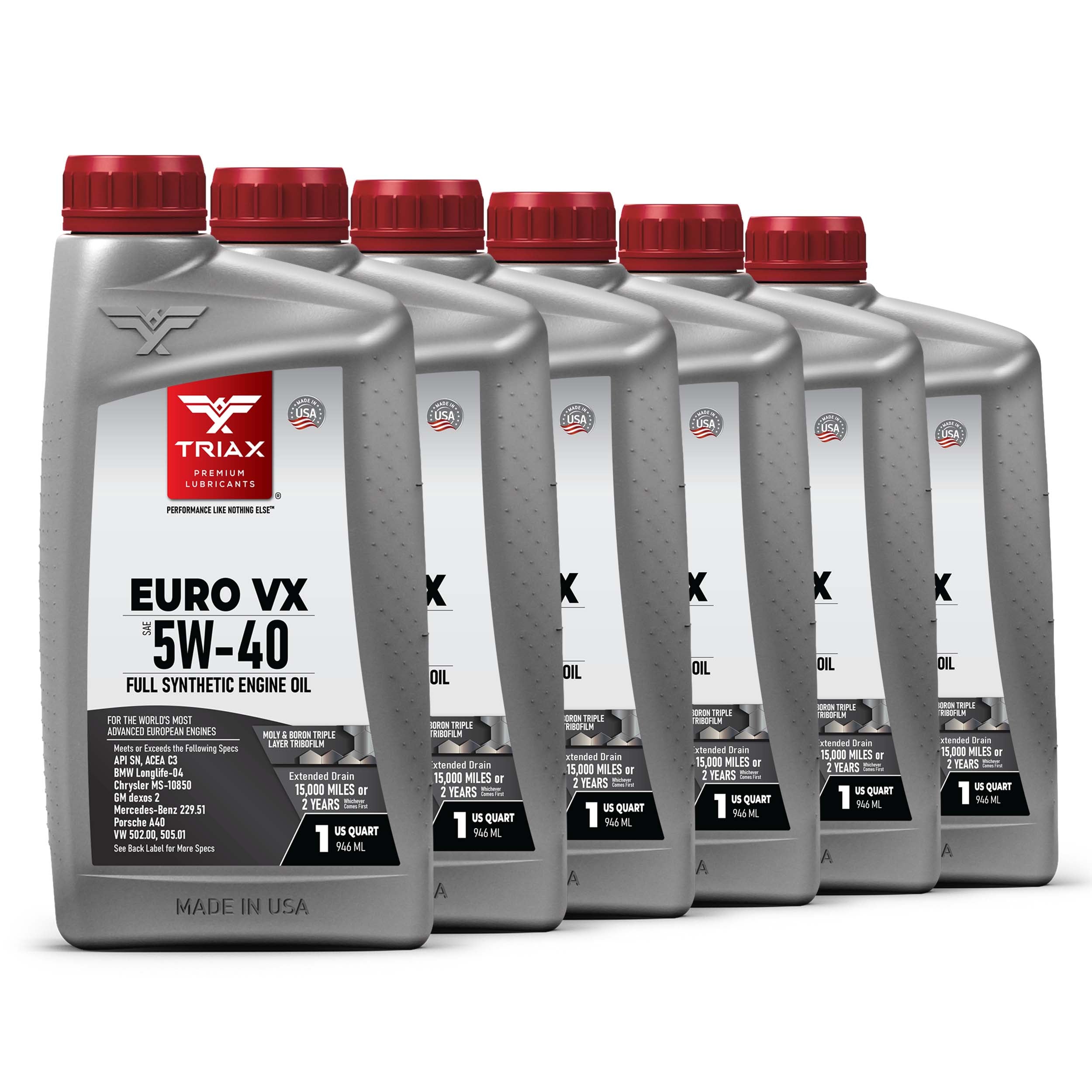 TRIAX Euro VX 5W-40 Full Synthetic