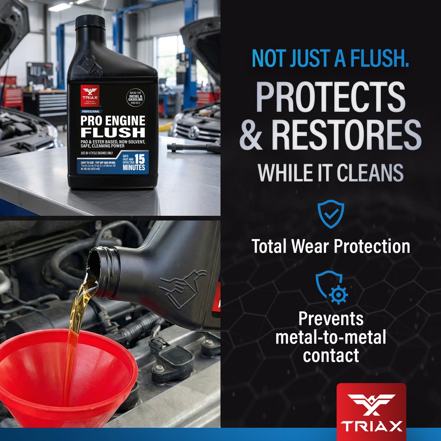 TRIAX Pro Engine Flush