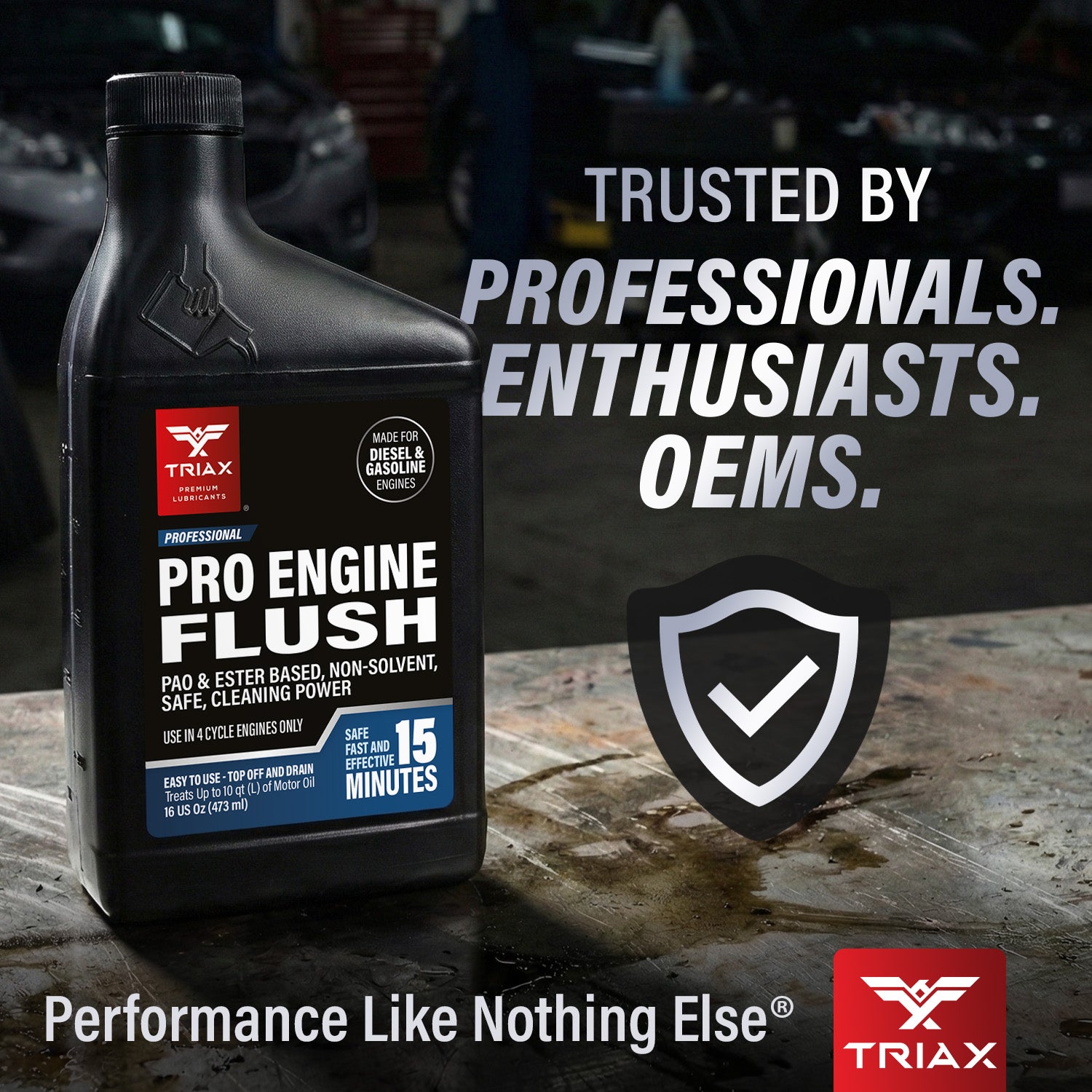 TRIAX Pro Engine Flush