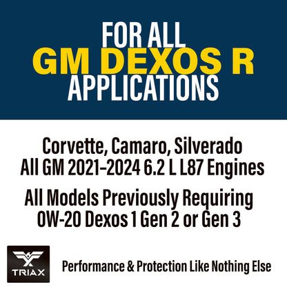 TRIAX Synergy DXR 0W-40 Full Syn Engine Oil for Dexos R