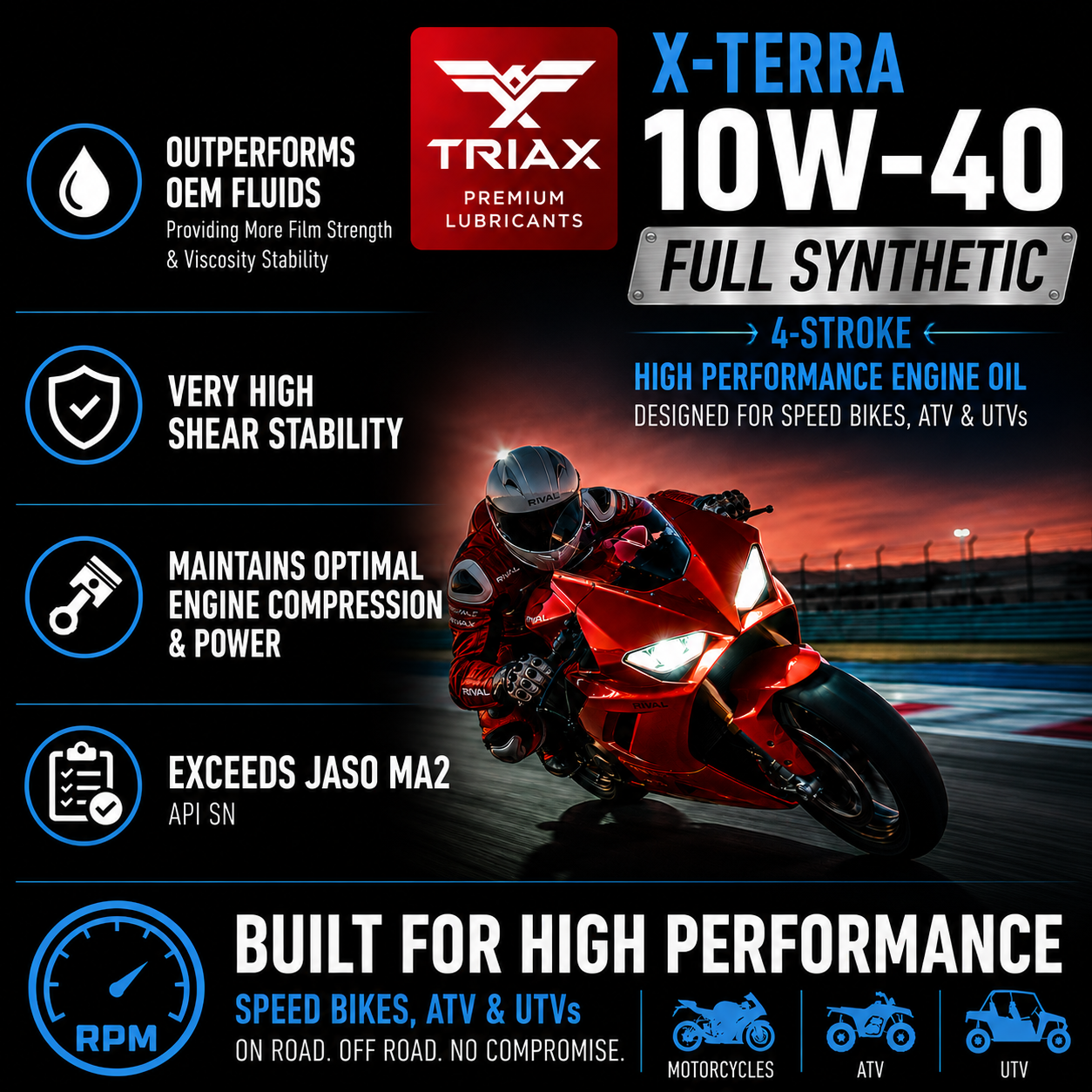 TRIAX XTerra 4T 10W-40