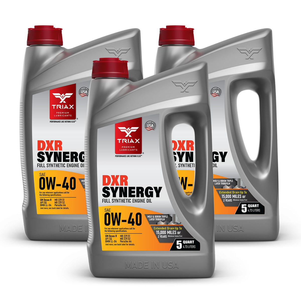 TRIAX Synergy DXR 0W-40 Full Syn Engine Oil for Dexos R