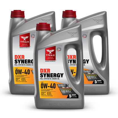 TRIAX Synergy DXR 0W-40 Full Syn Engine Oil for Dexos R