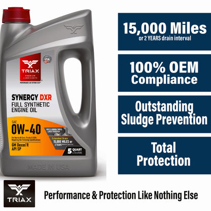 TRIAX Synergy DXR 0W-40 (Dexos R)
