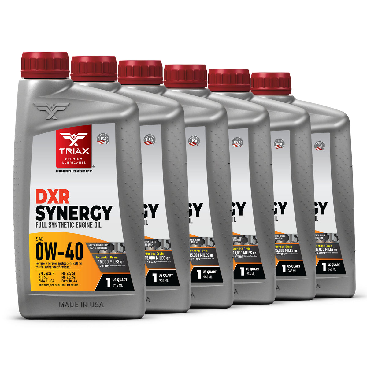TRIAX Synergy DXR 0W-40 Full Syn Engine Oil for Dexos R